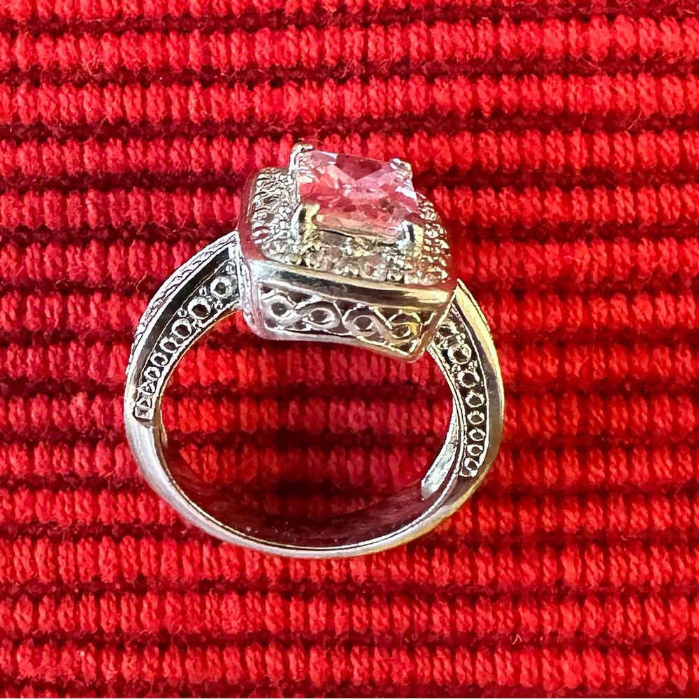 Amethyst ring Sterling silver NWOT size 5